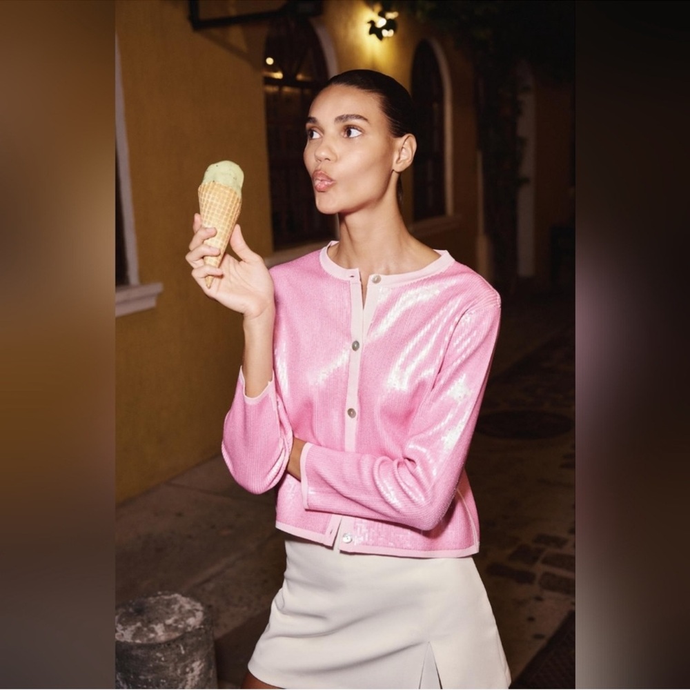 Zara Pink Women's Cardigan